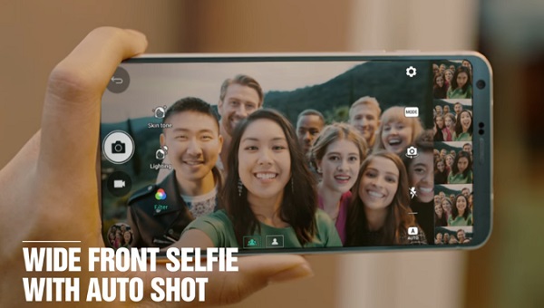 lg g6 selfie