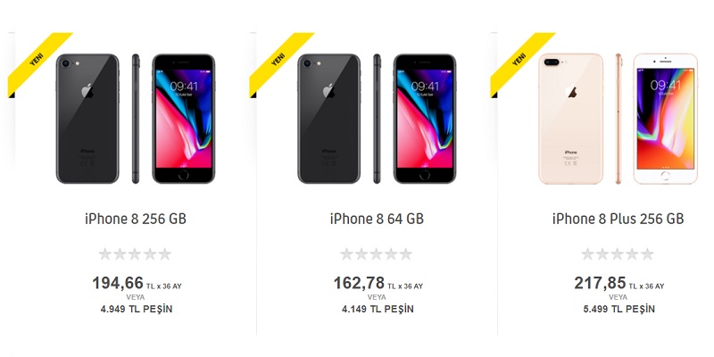 iphone8 iphone8plus fiyati
