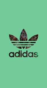 Adidas Logo Green Background iPhone 6 Plus HD Wallpaper