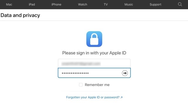 apple data and privacy
