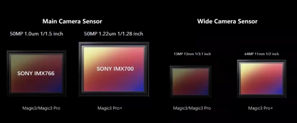 honor magic 3 pro kamera sensor