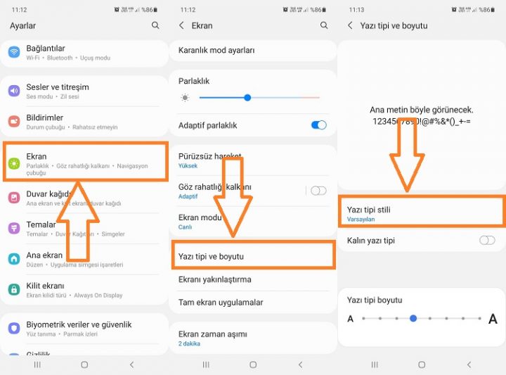 Samsung Telefonda Font Değiştirme Nasıl Yapılır Teloji