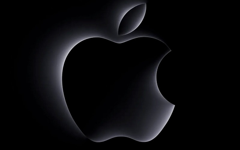 apple logo siyah