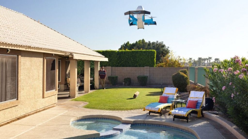 amazon drone ile teslimat